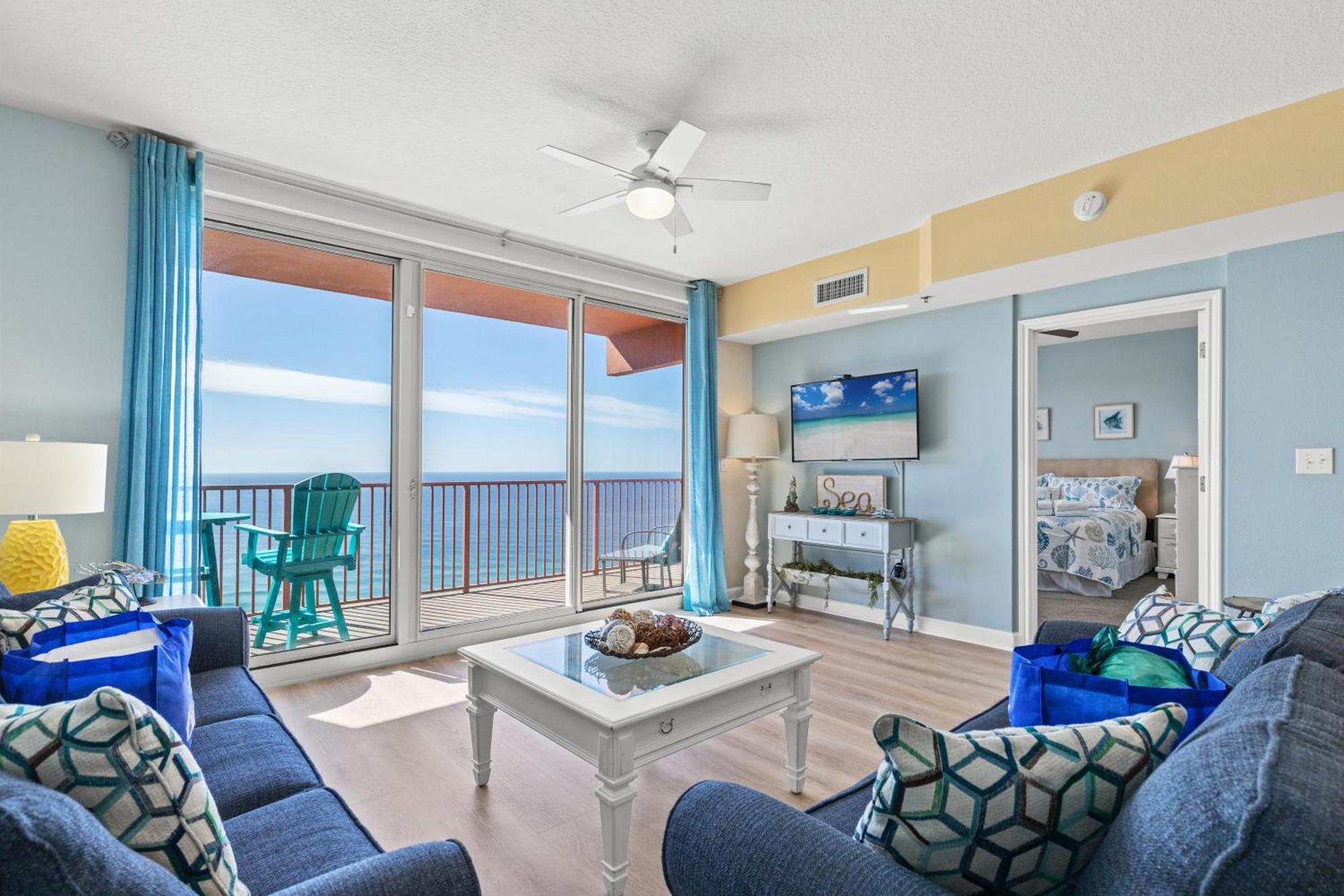 Penthouse With Beautiful Beach Views! 1 Bedroom, 2 Bathroom Penthouse! بنما سيتي بيتش المظهر الخارجي الصورة